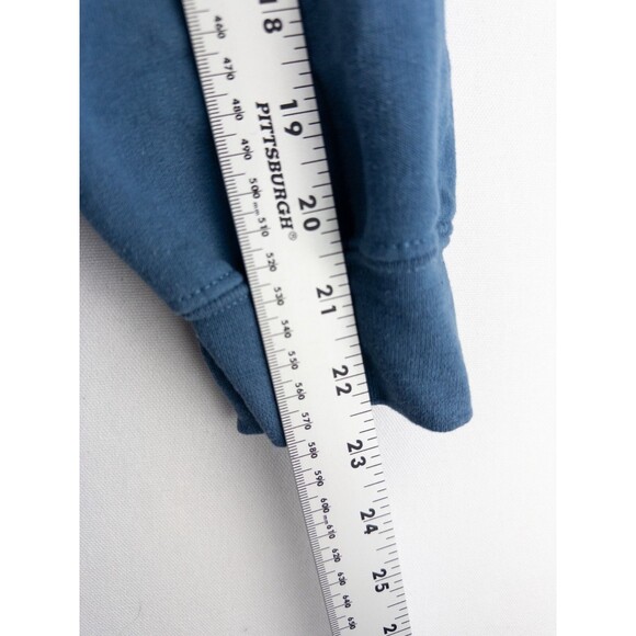 Nirvana‎ Sweater Mens Large Blue Smiley Face Logo Sweatshirt Pullover - Picture 4 of 6